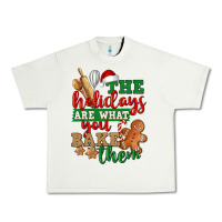 Pistachio The holidays are what you bake them Urban Heavy Tee - NancyCooperArtShop