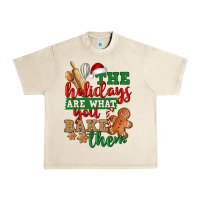Sandshell The holidays are what you bake them Urban Heavy Tee - NancyCooperArtShop