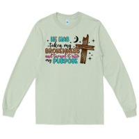Matcha he has taken my brokenness and turned it into my p Long Sleeve Tee - Artiststas