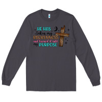 Smoke he has taken my brokenness and turned it into my p Long Sleeve Tee - Artiststas