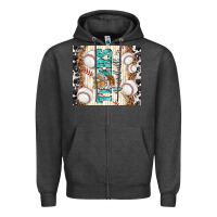 Charcoal Heather tigers baseball with tiger Zipper Hoodie - TumblerDesignByShophia