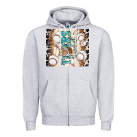 Heather Grey tigers baseball with tiger Zipper Hoodie - TumblerDesignByShophia
