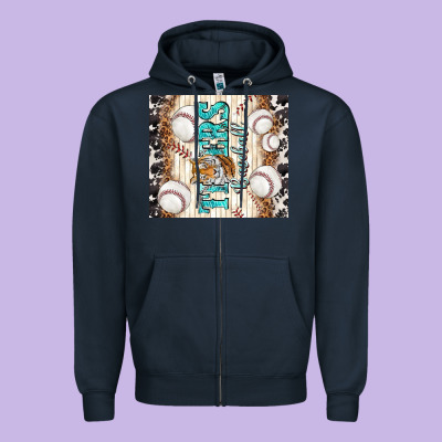 Tigers Baseball With Tiger Zipper Hoodie Designed By Tumblerdesignbyshophia