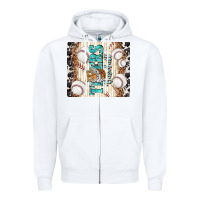 White tigers baseball with tiger Zipper Hoodie - TumblerDesignByShophia
