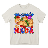 Cream empanada or nada Heavy Core Tee - AdoDesignShop