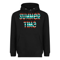 Black summer time serape doodle Heavyweight Hoodie - CowCowDesign