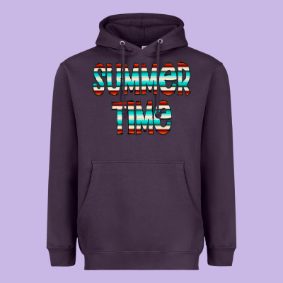 Summer Time Serape Doodle Heavyweight Hoodie Designed By Cowcowdesign