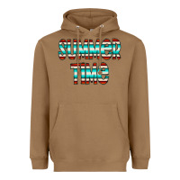 Toasted Coconut summer time serape doodle Heavyweight Hoodie - CowCowDesign