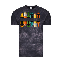 Cloud Black custom crayons with pencil Vintage Tee - NancyCooperArtShop