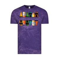 Cloud Purple custom crayons with pencil Vintage Tee - NancyCooperArtShop
