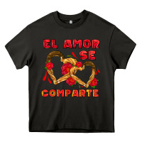 Asphalt el amor se comparte with churros Heavy Core Tee - AdoDesignShop
