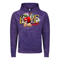 Cloud Purple teacher school love Vintage Hoodie - NancyCooperArtShop