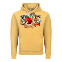 Vintage Mustard teacher school love Vintage Hoodie - NancyCooperArtShop