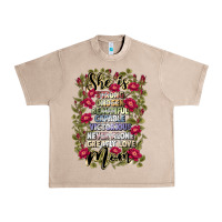 French Oak she is mom Urban Heavy Tee - JahusDesignShop