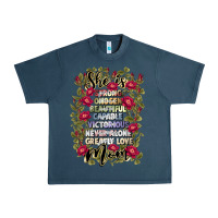 Midnight Navy she is mom Urban Heavy Tee - JahusDesignShop