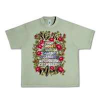 Oil Green she is mom Urban Heavy Tee - JahusDesignShop