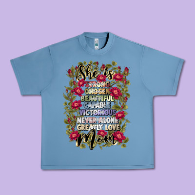 She Is Mom Urban Heavy Tee Designed By Jahusdesignshop