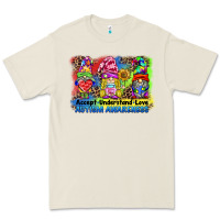 Bone accept understand love autism awareness western background Premium Tee - BarkalooDesign