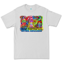 Dove Grey accept understand love autism awareness western background Premium Tee - BarkalooDesign