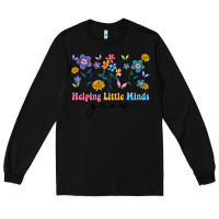 Black helping little minds grow Long Sleeve Tee - Artiststas
