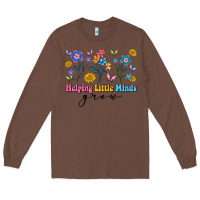 Chestnut helping little minds grow Long Sleeve Tee - Artiststas