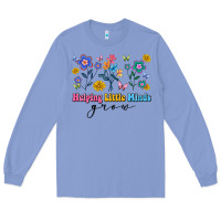 Colony Blue helping little minds grow Long Sleeve Tee - Artiststas