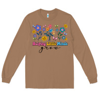 Toasted Coconut helping little minds grow Long Sleeve Tee - Artiststas