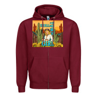 Burgundy small town girl Zipper Hoodie - TumblerDesignByShophia