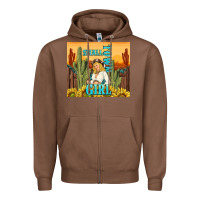 Chestnut small town girl Zipper Hoodie - TumblerDesignByShophia