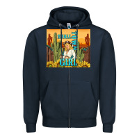 Navy small town girl Zipper Hoodie - TumblerDesignByShophia