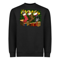 Black Christmas Heavyweight Sweatshirt - RanaPortraitStore