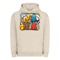 Pigment French Oak Baseball and Softball nana Urban Hoodie - LillyAllenDesigns