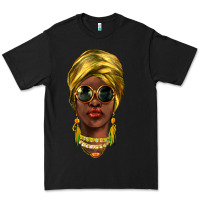 Black african woman Premium Tee - NancyCooperArtShop
