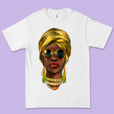 African Woman Premium Tee Designed By Nancycooperartshop