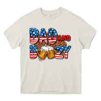 Cream bad and boozy usa Heavy Core Tee - AdoDesignShop