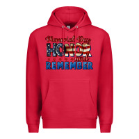 Cardinal Memorial day honor and remember 4th of july Premium Hoodie - CowGirlArtShop
