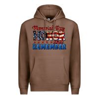 Chestnut Memorial day honor and remember 4th of july Premium Hoodie - CowGirlArtShop