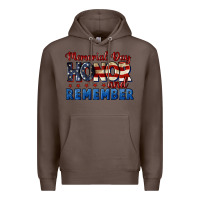 Coffee Memorial day honor and remember 4th of july Premium Hoodie - CowGirlArtShop