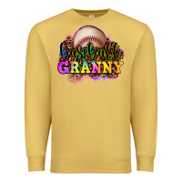 Antique Gold baseball granny Premium Sweatshirt - OliviaCreatesArt