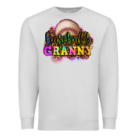 Dove Grey baseball granny Premium Sweatshirt - OliviaCreatesArt