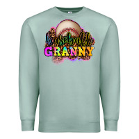 Seafoam baseball granny Premium Sweatshirt - OliviaCreatesArt