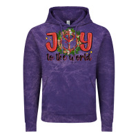 Cloud Purple joy to the world Vintage Hoodie - MaliasSmallBusiness