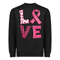 Black Western Breast Cancer Love Heavyweight Sweatshirt - RanaPortraitStore