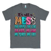 Charcoal Heather It's all a mess the house the car Classic Tee - MaliasSmallBusiness