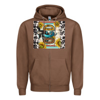 Chestnut ocd with cow Zipper Hoodie - TumblerDesignByShophia