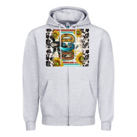 Heather Grey ocd with cow Zipper Hoodie - TumblerDesignByShophia