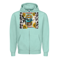Seafoam ocd with cow Zipper Hoodie - TumblerDesignByShophia