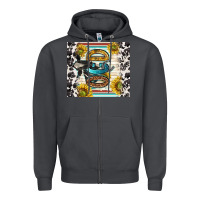 Smoke ocd with cow Zipper Hoodie - TumblerDesignByShophia