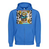 True Royal ocd with cow Zipper Hoodie - TumblerDesignByShophia