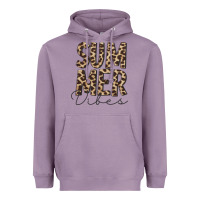 Lavender summer vibes leopard Heavyweight Hoodie - CowCowDesign
